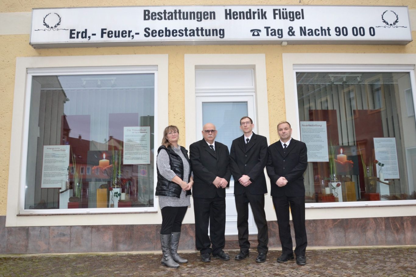 Teamfoto Bestattungen Hendrik Flügel in Wurzen